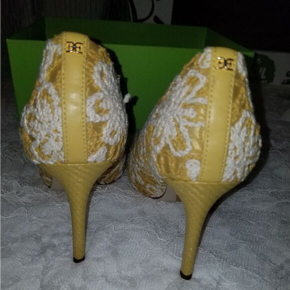 Sam Edelman Tristan Hazel Jacquard Bird Pumps new size 6 - Picture 14 of 15